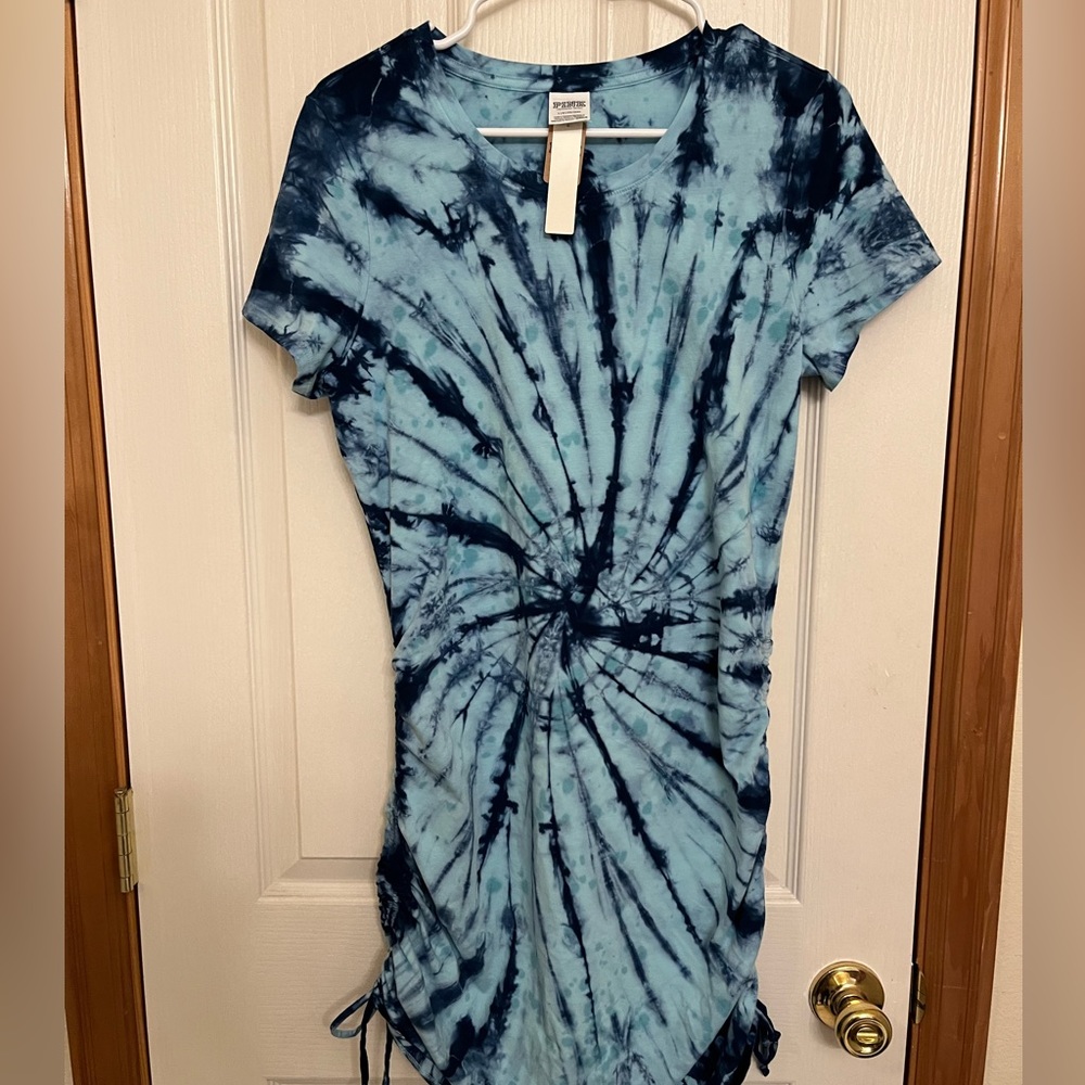 Ruched side dress